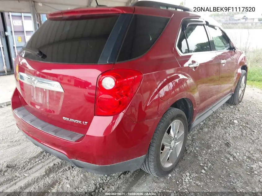 2015 CHEVROLET EQUINOX VIN 2GNALBEK9F1117520 — фото 4