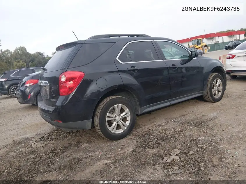 2015 CHEVROLET EQUINOX VIN 2GNALBEK9F6243735 — фото 4