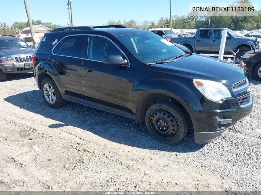 CHEVROLET EQUINOX 2015, VIN 2GNALBEKXF1133189