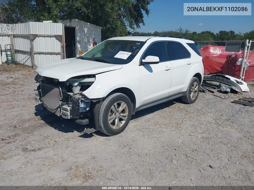 2015 CHEVROLET EQUINOX VIN 2GNALBEKXF1102086 — фото 2