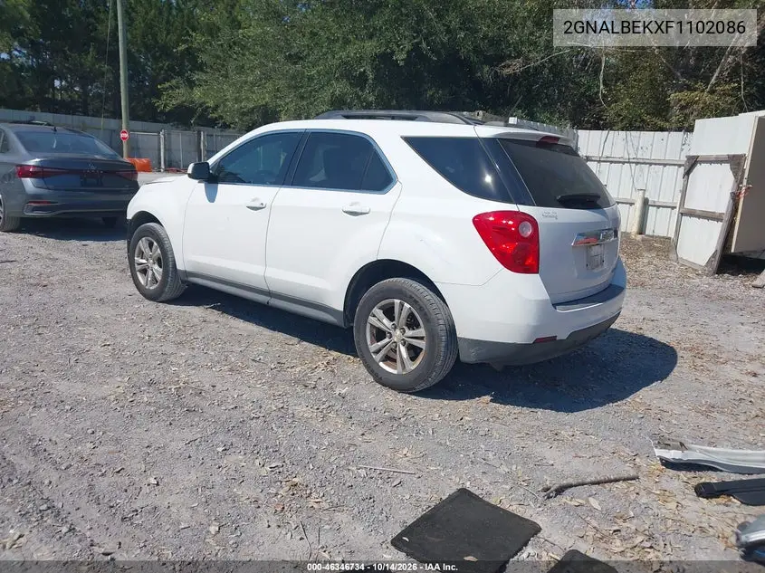 2015 CHEVROLET EQUINOX VIN 2GNALBEKXF1102086 — фото 3