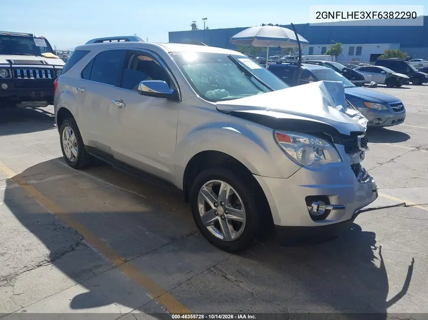 CHEVROLET EQUINOX 2015, VIN 2GNFLHE3XF6382290