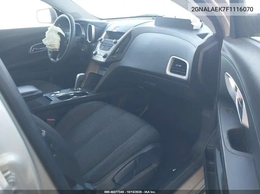 2015 CHEVROLET EQUINOX VIN 2GNALAEK7F1116070 — фото 5