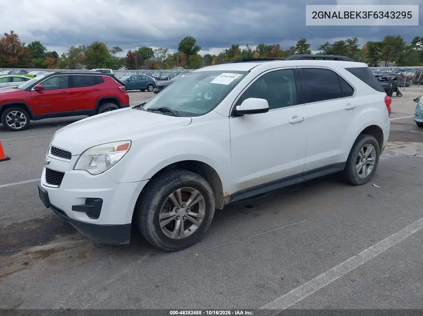 2015 CHEVROLET EQUINOX VIN 2GNALBEK3F6343295 — фото 2