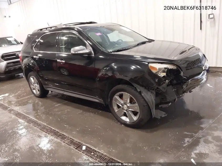 CHEVROLET EQUINOX 2015, VIN 2GNALBEK6F6318746