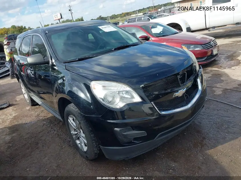 CHEVROLET EQUINOX 2015, VIN 2GNALAEK8F1145965