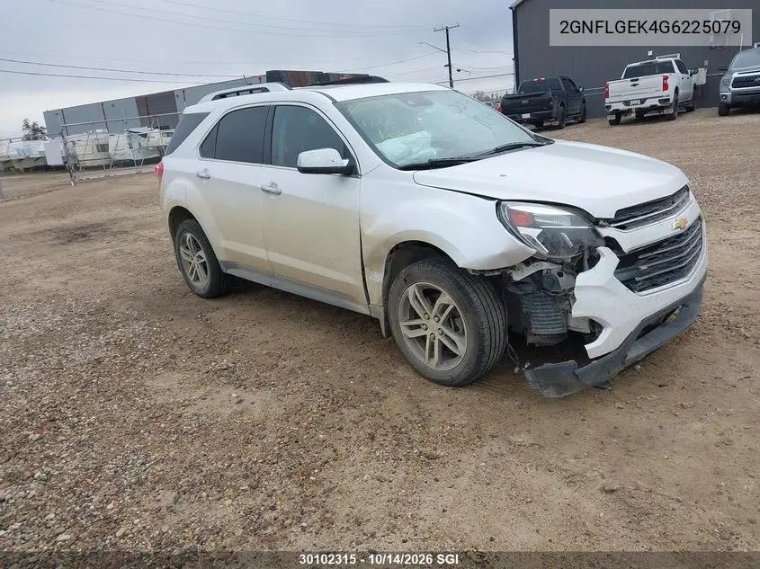 CHEVROLET EQUINOX 2016, VIN 2GNFLGEK4G6225079