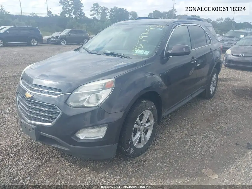 2016 CHEVROLET EQUINOX VIN 2GNALCEK0G6118324 — фото 2