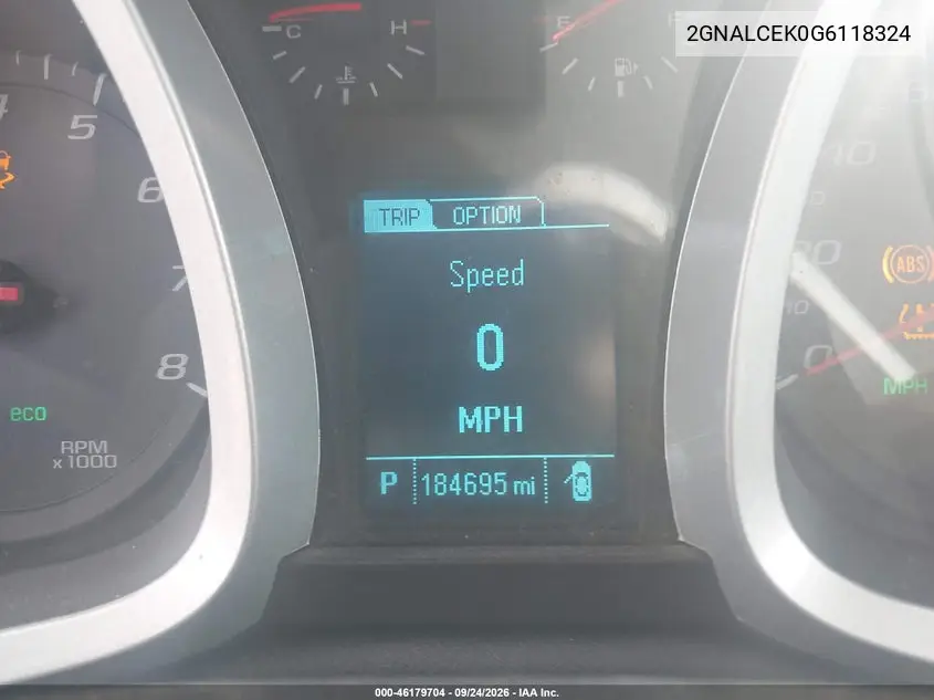 2016 CHEVROLET EQUINOX VIN 2GNALCEK0G6118324 — фото 7