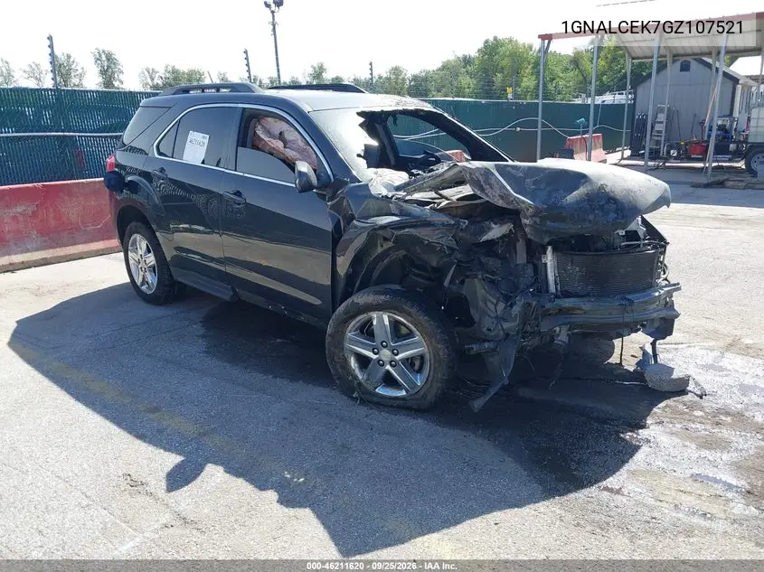 CHEVROLET EQUINOX 2016, VIN 1GNALCEK7GZ107521