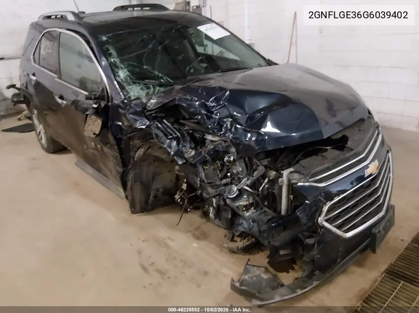 CHEVROLET EQUINOX 2016, VIN 2GNFLGE36G6039402