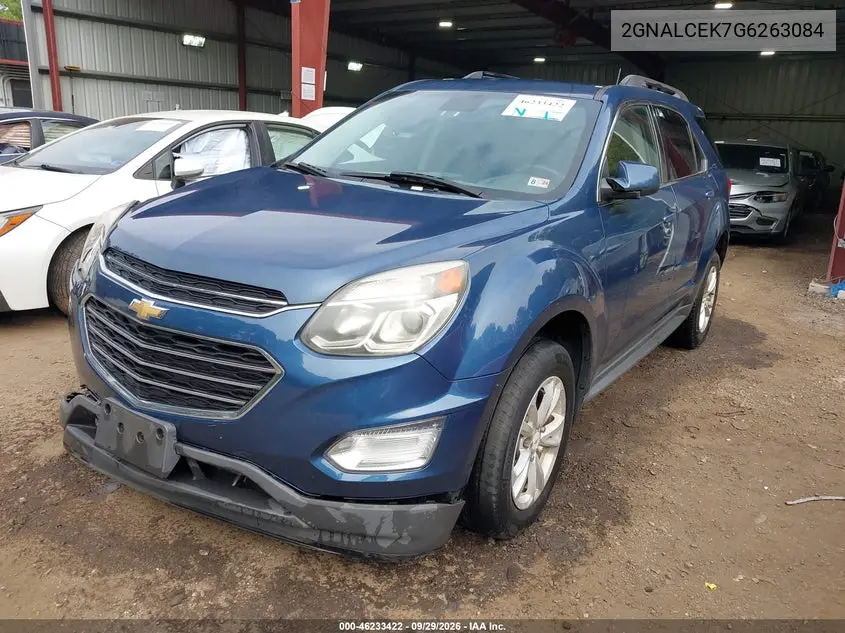 2016 CHEVROLET EQUINOX VIN 2GNALCEK7G6263084 — фото 2