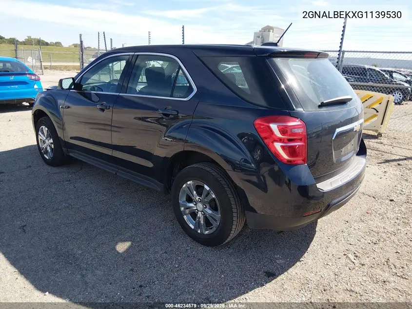 2016 CHEVROLET EQUINOX VIN 2GNALBEKXG1139530 — фото 3