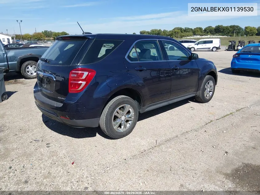 2016 CHEVROLET EQUINOX VIN 2GNALBEKXG1139530 — фото 4