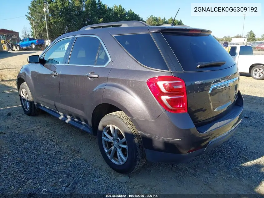 2016 CHEVROLET EQUINOX VIN 2GNALCEK0G6309192 — фото 3