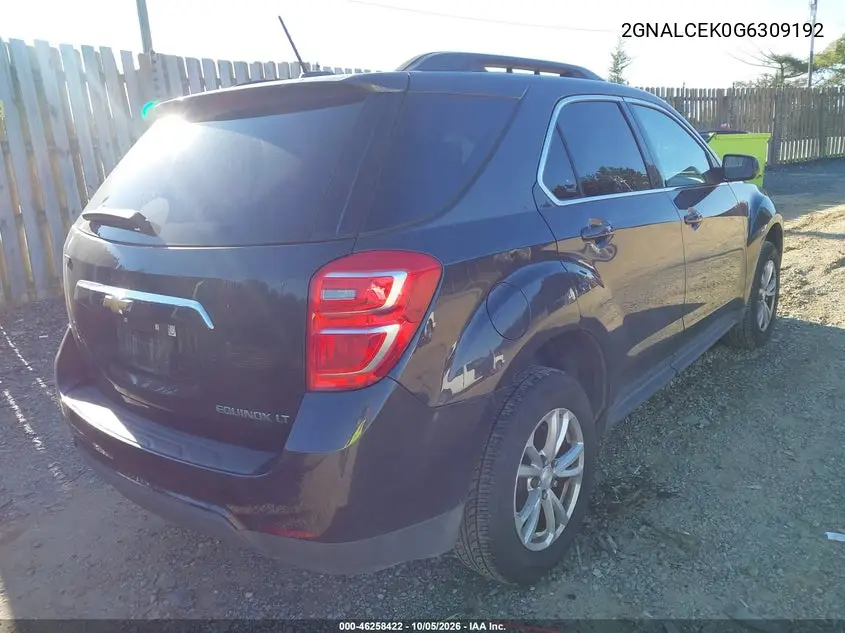 2016 CHEVROLET EQUINOX VIN 2GNALCEK0G6309192 — фото 4