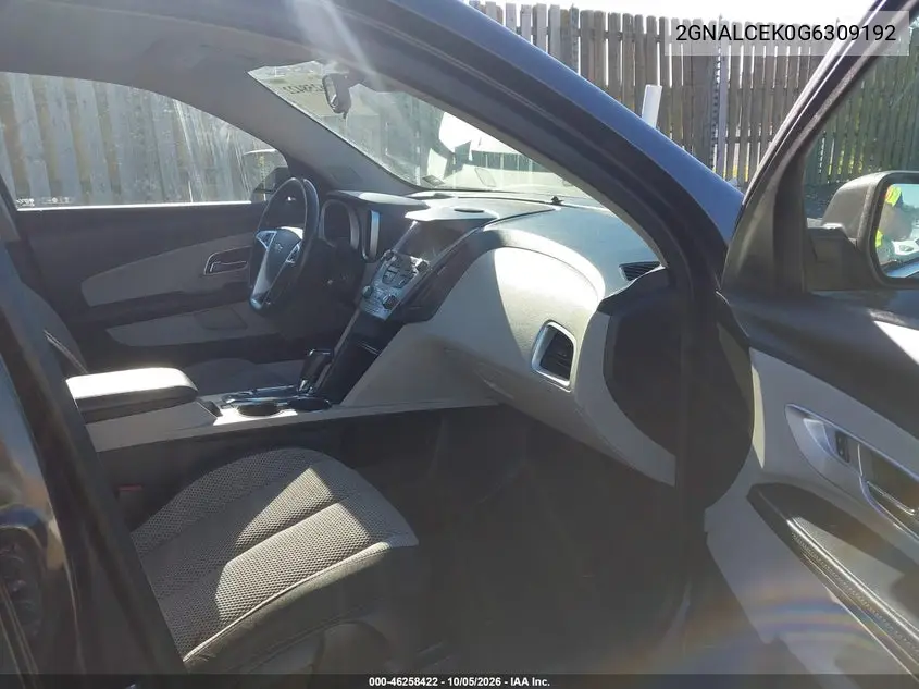 2016 CHEVROLET EQUINOX VIN 2GNALCEK0G6309192 — фото 5