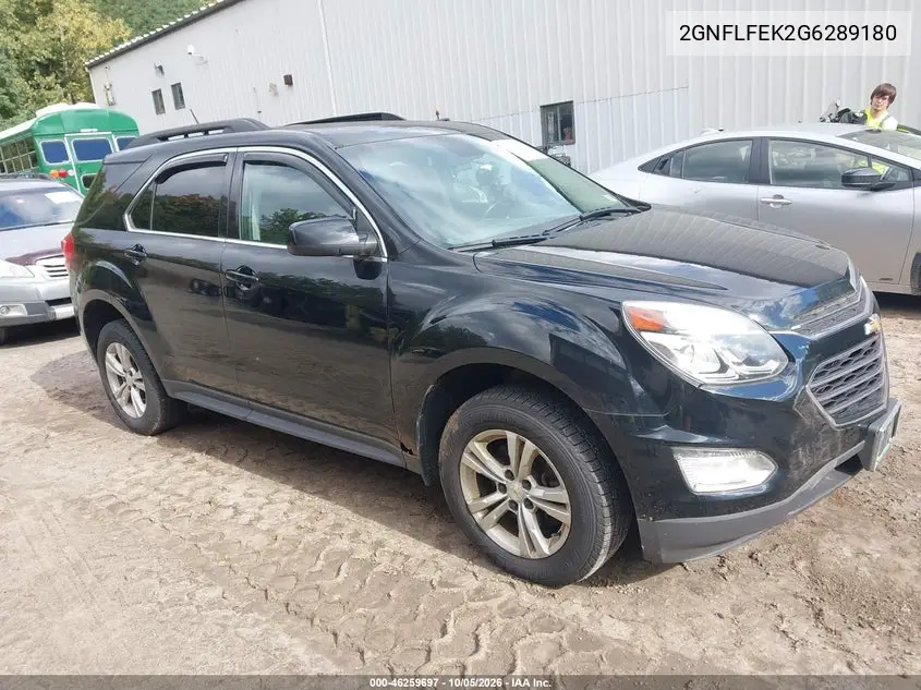 CHEVROLET EQUINOX 2016, VIN 2GNFLFEK2G6289180