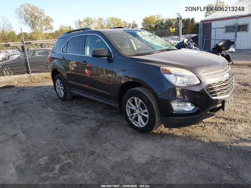 CHEVROLET EQUINOX 2016, VIN 2GNFLFEK4G6213248