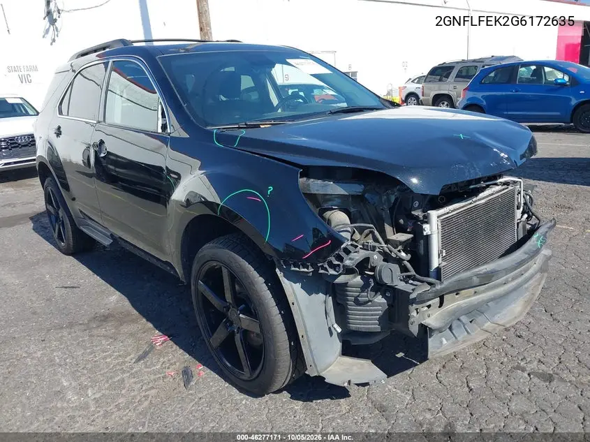 CHEVROLET EQUINOX 2016, VIN 2GNFLFEK2G6172635