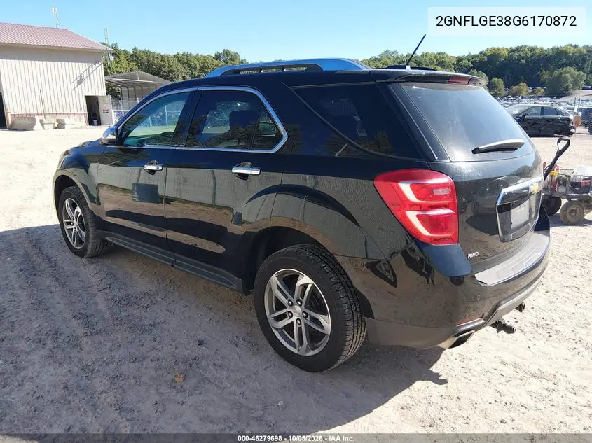 2016 CHEVROLET EQUINOX VIN 2GNFLGE38G6170872 — фото 3