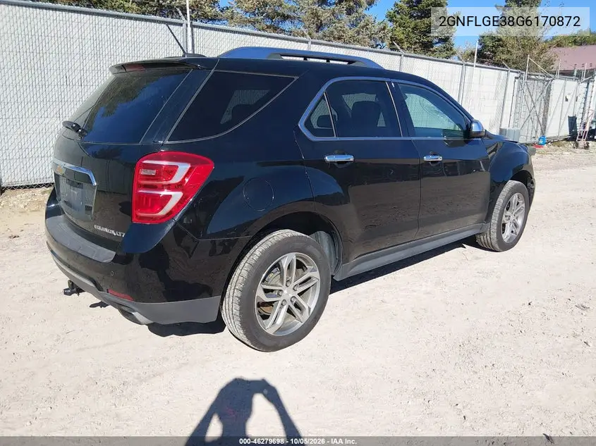 2016 CHEVROLET EQUINOX VIN 2GNFLGE38G6170872 — фото 4
