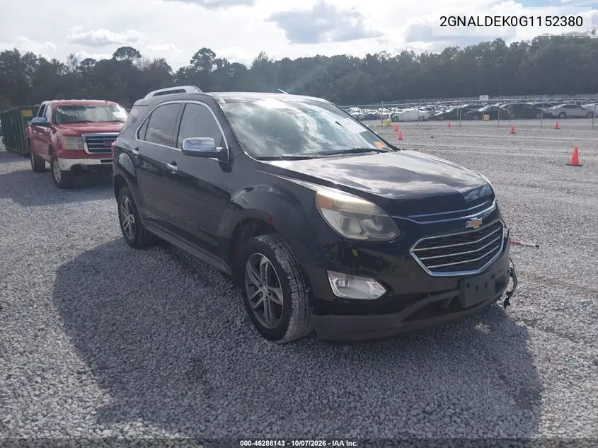 CHEVROLET EQUINOX 2016, VIN 2GNALDEK0G1152380