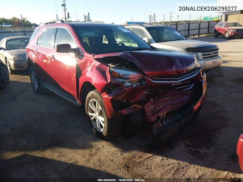 CHEVROLET EQUINOX 2016, VIN 2GNALCEK2G6295277