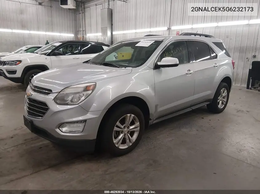 2016 CHEVROLET EQUINOX VIN 2GNALCEK5G6232173 — фото 2