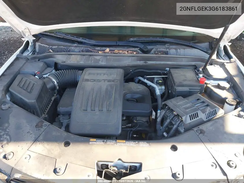 2016 CHEVROLET EQUINOX VIN 2GNFLGEK3G6183861 — фото 10