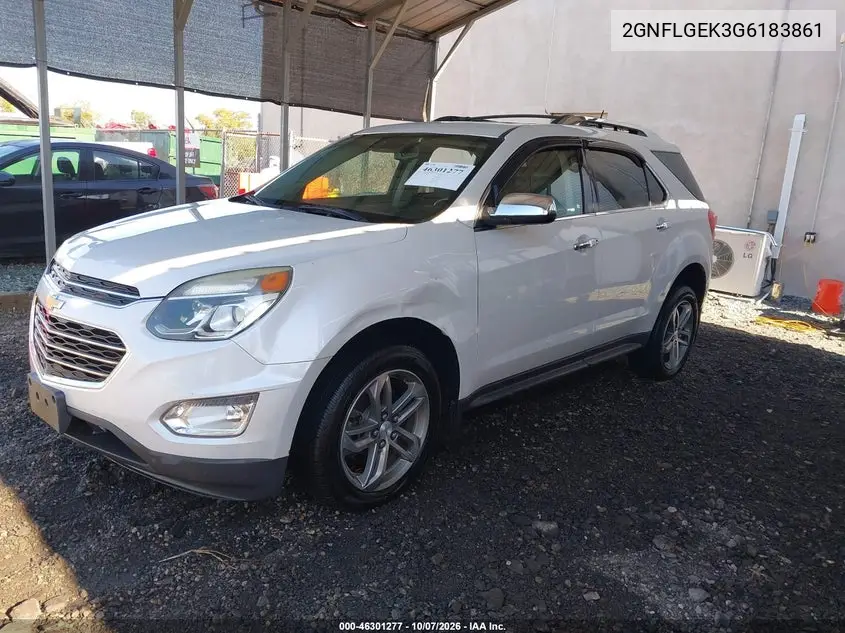 2016 CHEVROLET EQUINOX VIN 2GNFLGEK3G6183861 — фото 2