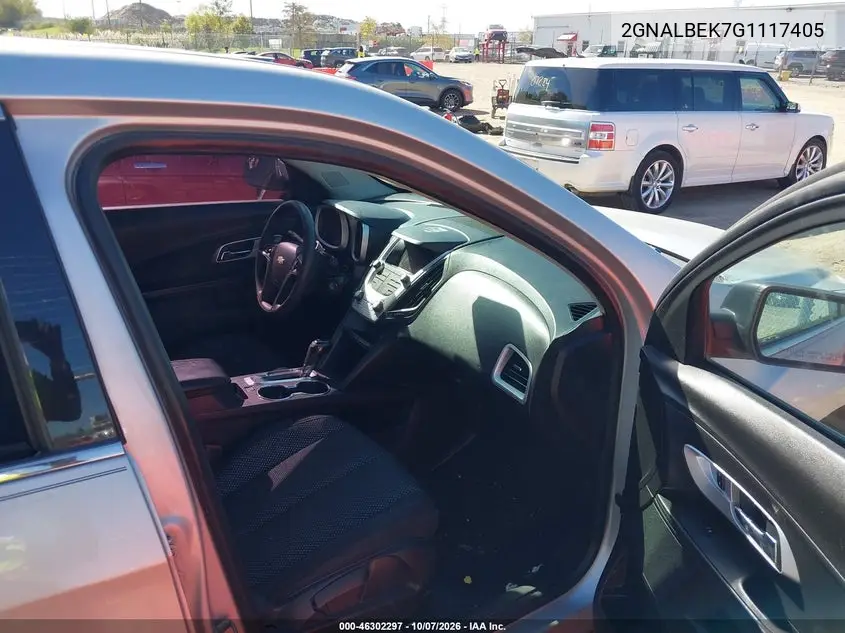 2016 CHEVROLET EQUINOX VIN 2GNALBEK7G1117405 — фото 5