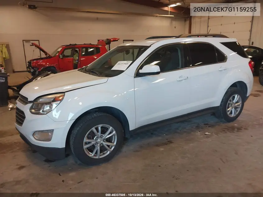 2016 CHEVROLET EQUINOX VIN 2GNALCEK7G1159255 — фото 2