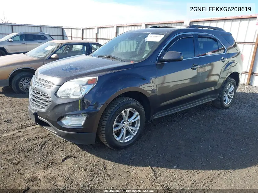 2016 CHEVROLET EQUINOX VIN 2GNFLFEKXG6208619 — фото 2