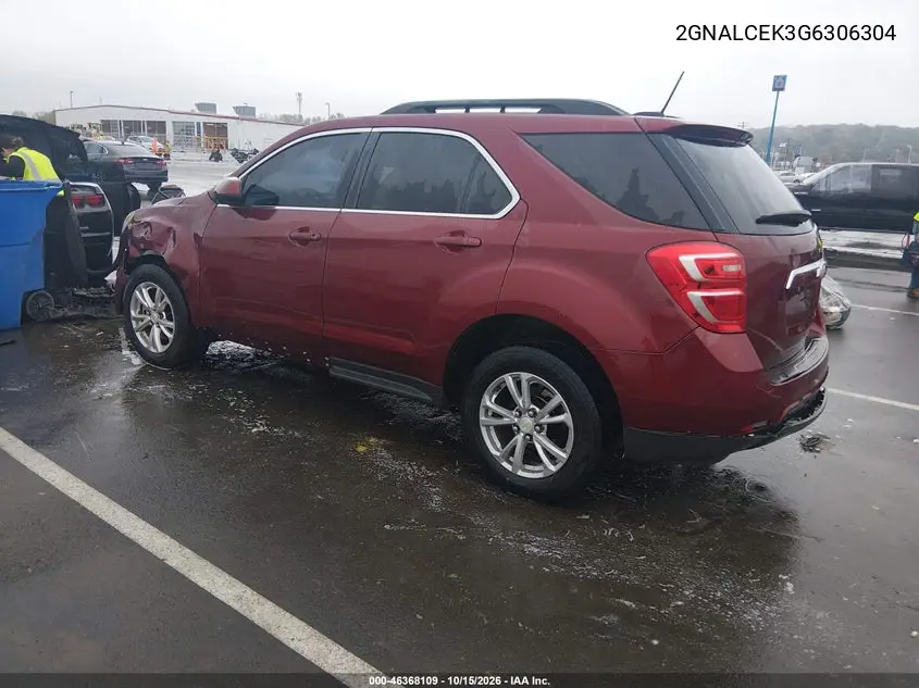 2016 CHEVROLET EQUINOX VIN 2GNALCEK3G6306304 — фото 3