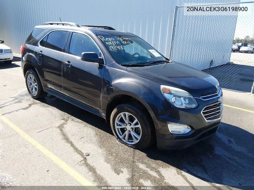 CHEVROLET EQUINOX 2016, VIN 2GNALCEK3G6198900