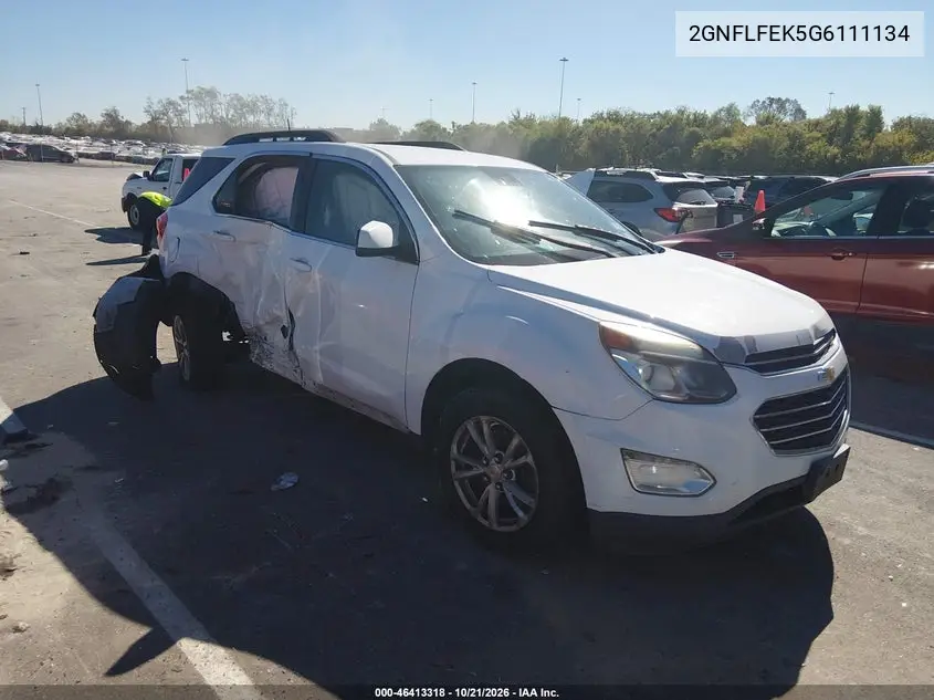 CHEVROLET EQUINOX 2016, VIN 2GNFLFEK5G6111134