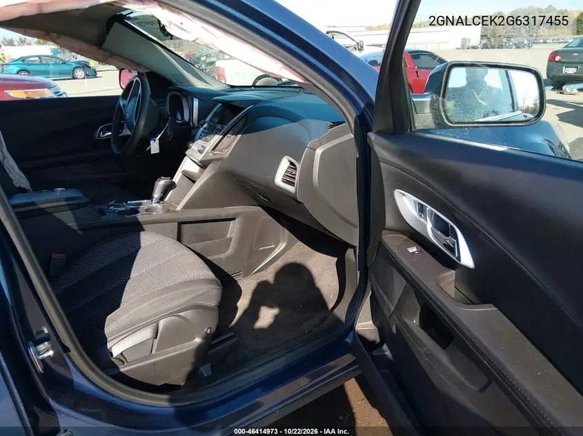 2016 CHEVROLET EQUINOX VIN 2GNALCEK2G6317455 — фото 5