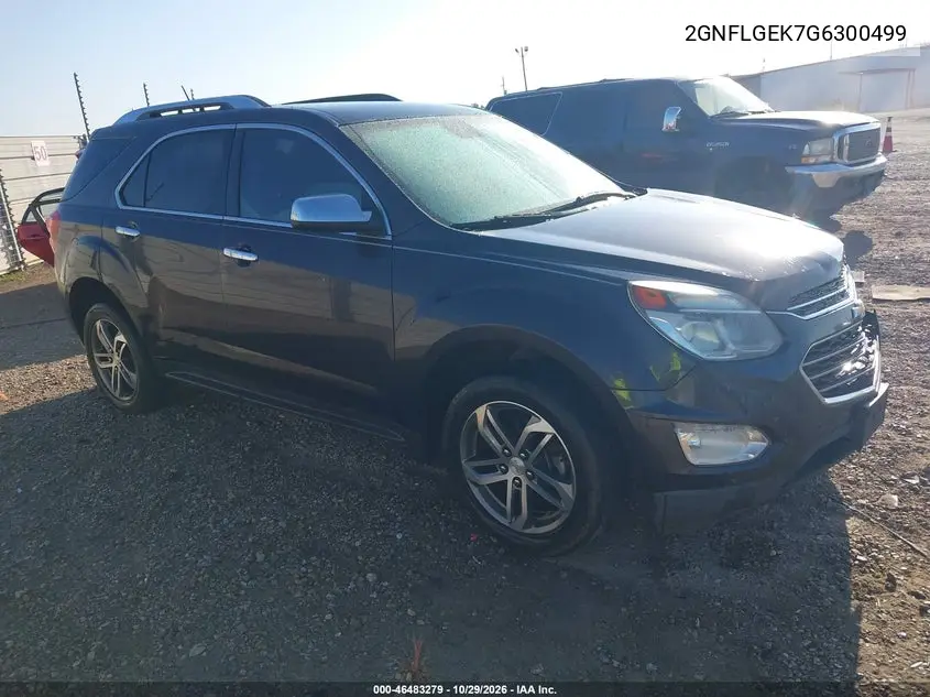 CHEVROLET EQUINOX 2016, VIN 2GNFLGEK7G6300499
