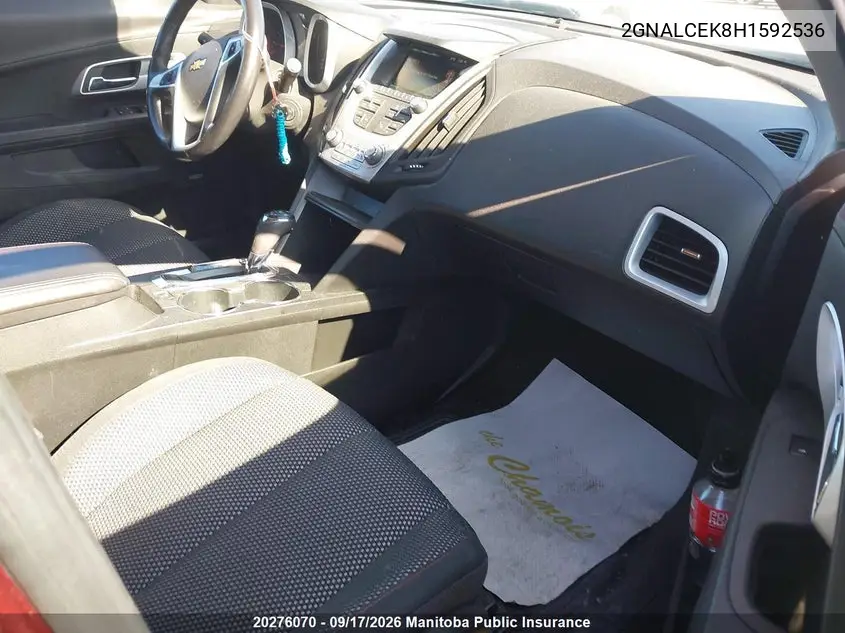 2017 CHEVROLET EQUINOX VIN 2GNALCEK8H1592536 — фото 5