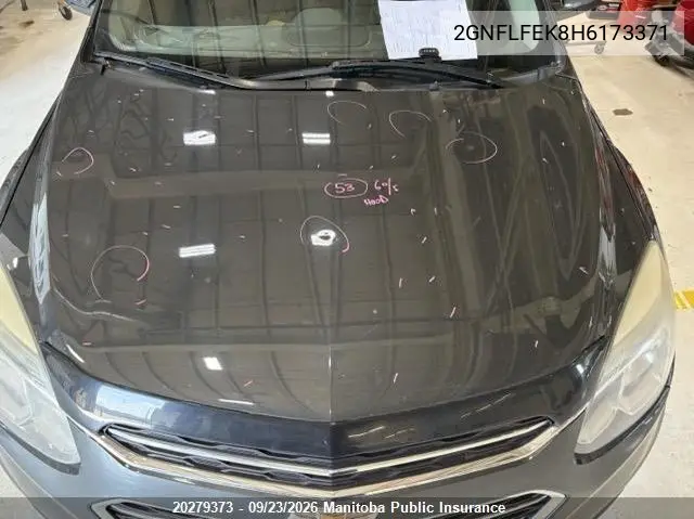 2017 CHEVROLET EQUINOX VIN 2GNFLFEK8H6173371 — фото 3