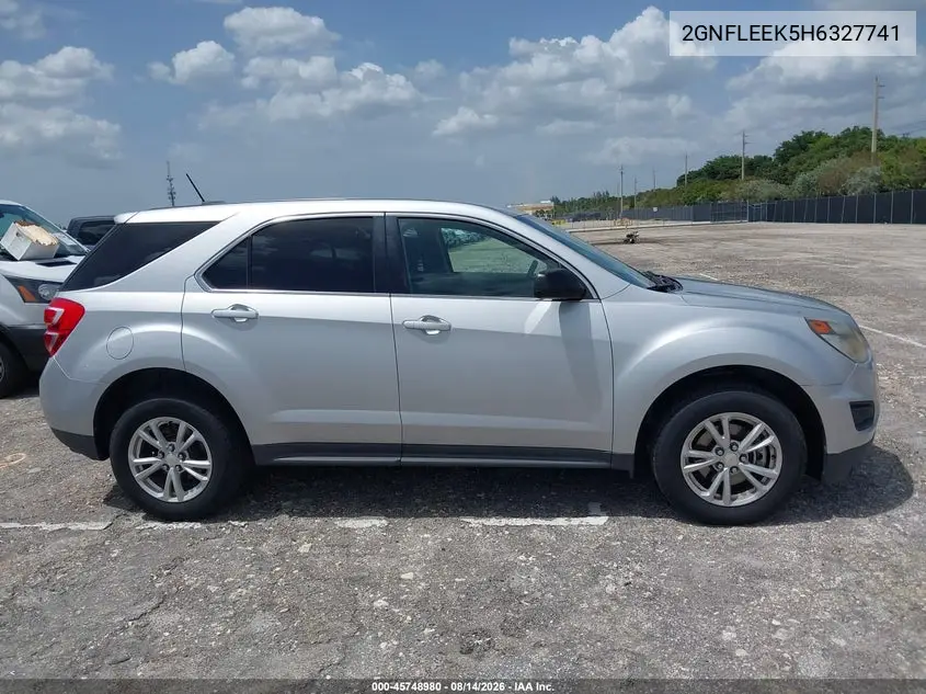 2017 CHEVROLET EQUINOX VIN 2GNFLEEK5H6327741 — фото 13