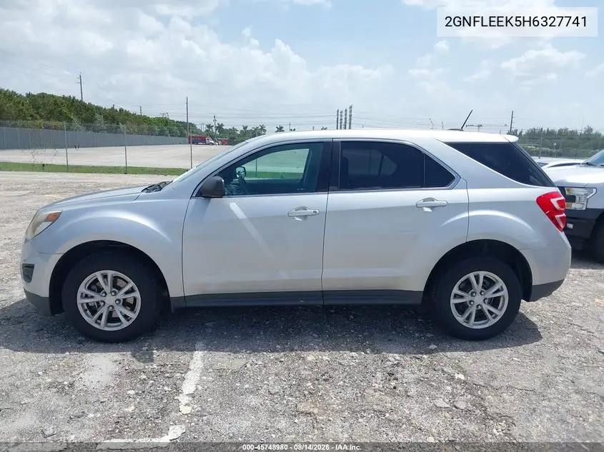 2017 CHEVROLET EQUINOX VIN 2GNFLEEK5H6327741 — фото 14