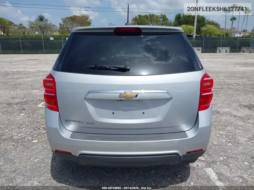 2017 CHEVROLET EQUINOX VIN 2GNFLEEK5H6327741 — фото 16