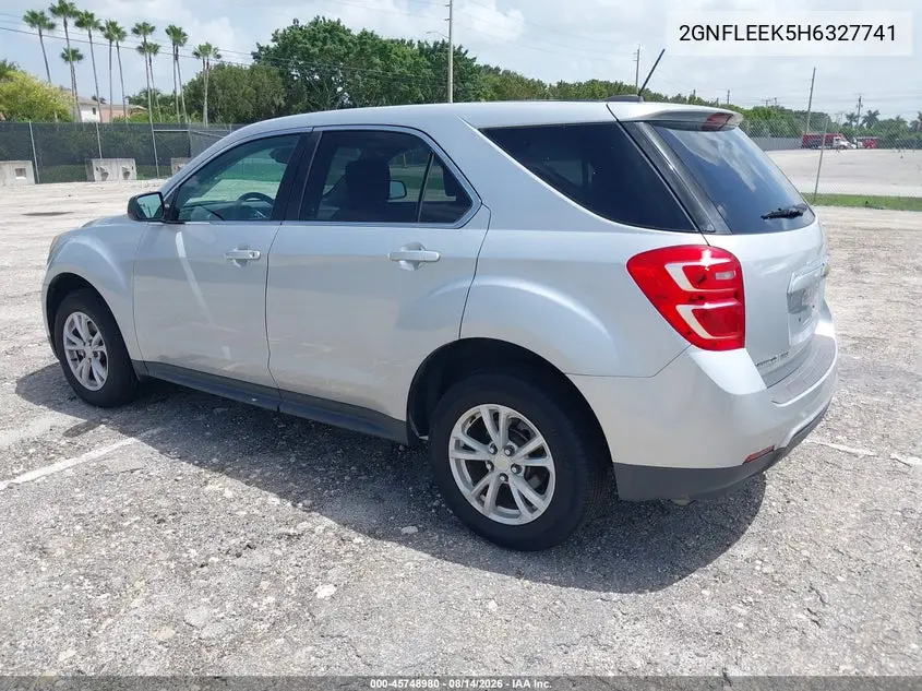 2017 CHEVROLET EQUINOX VIN 2GNFLEEK5H6327741 — фото 3