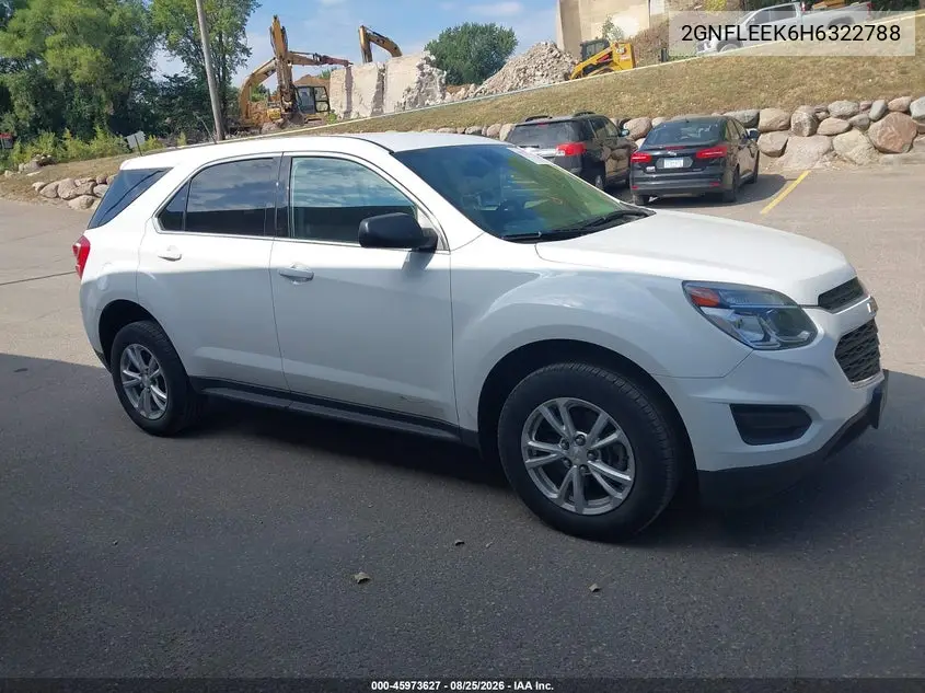 2017 CHEVROLET EQUINOX VIN 2GNFLEEK6H6322788 — фото 13
