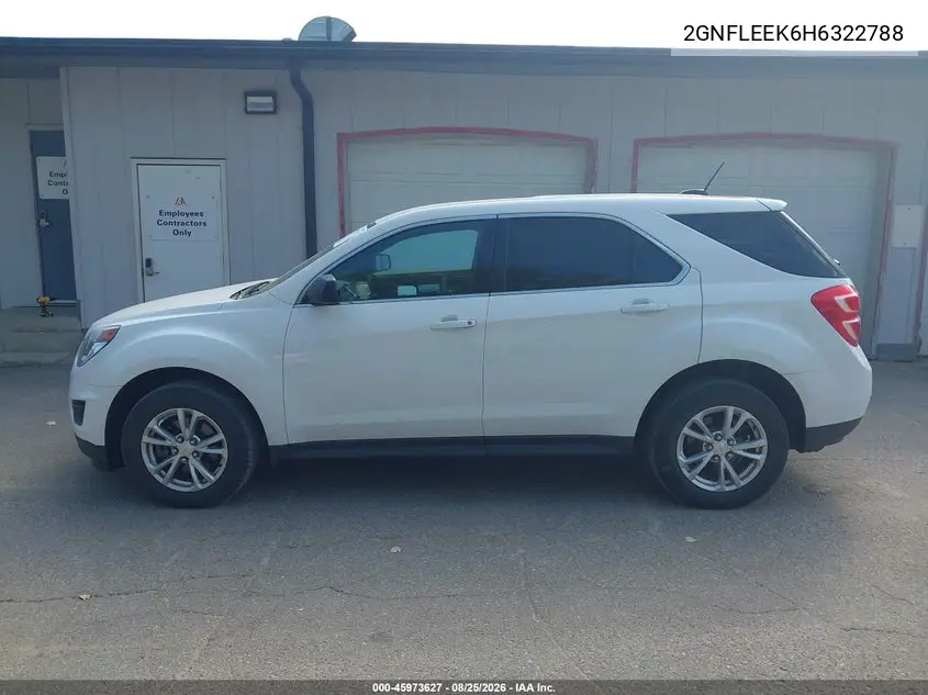 2017 CHEVROLET EQUINOX VIN 2GNFLEEK6H6322788 — фото 14