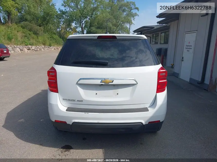 2017 CHEVROLET EQUINOX VIN 2GNFLEEK6H6322788 — фото 16