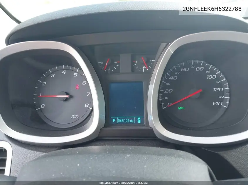 2017 CHEVROLET EQUINOX VIN 2GNFLEEK6H6322788 — фото 7