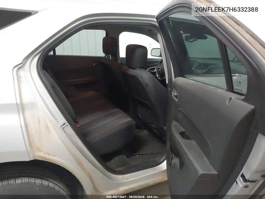 2017 CHEVROLET EQUINOX VIN 2GNFLEEK7H6332388 — фото 8